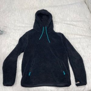 Chubbies black fuzzy hoodie